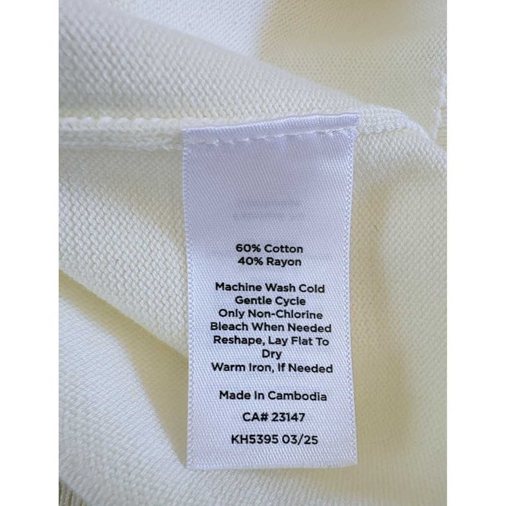 Talbots Stamp Whimsy Top France Great Britain Italy Size M Euro Summer Coastal - Picture 8 of 10